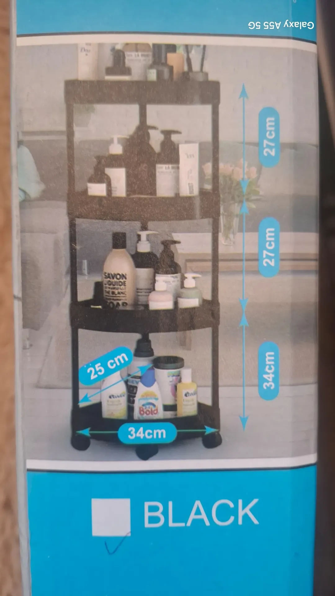 Estante organizador para colgar