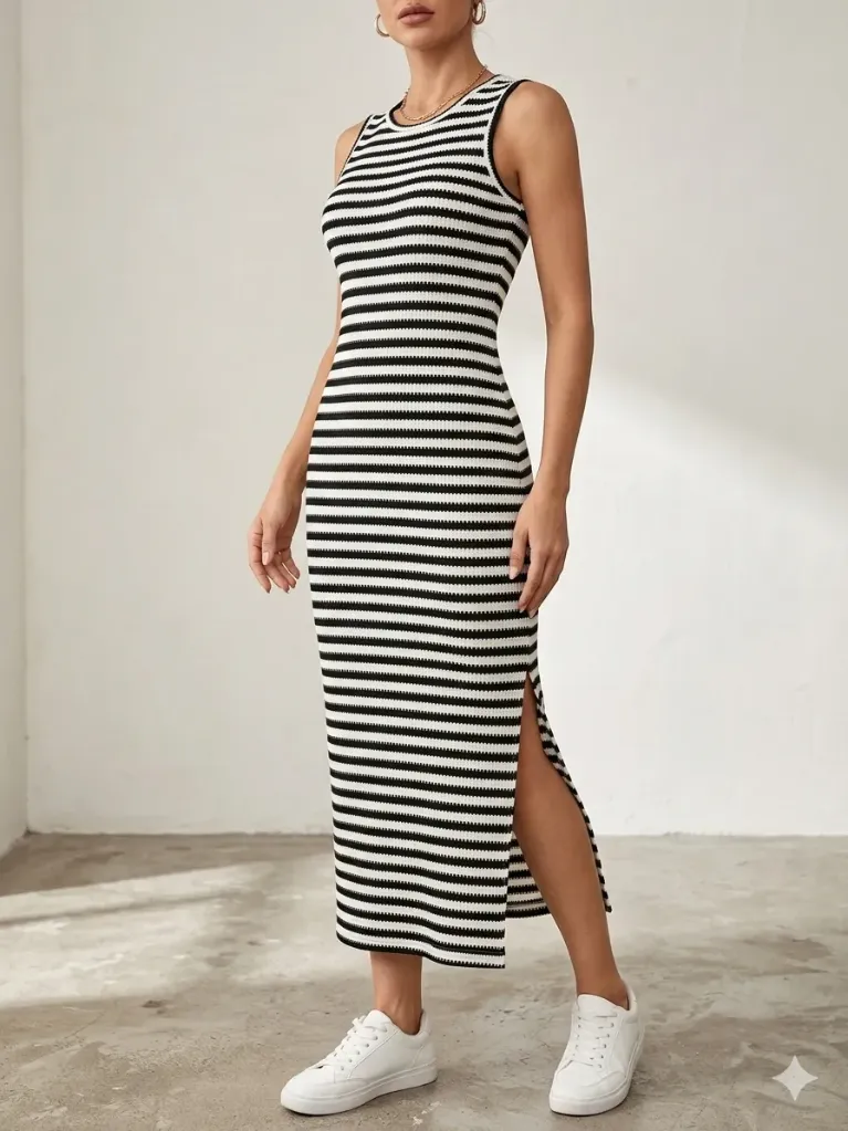 Vestido tejido de crochet