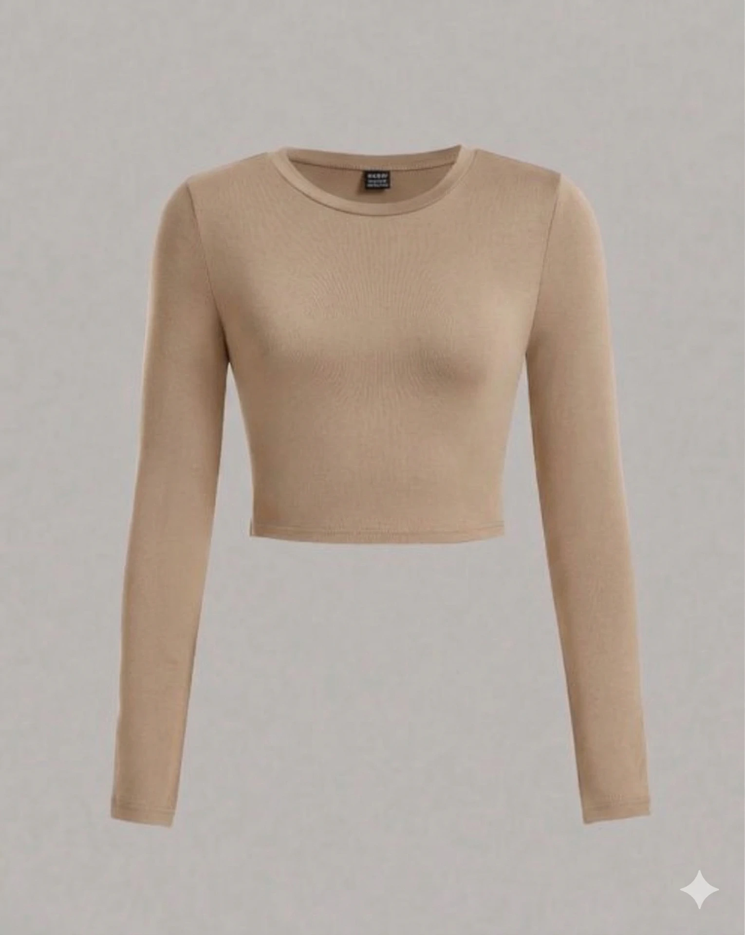 Enguatada corta color entero