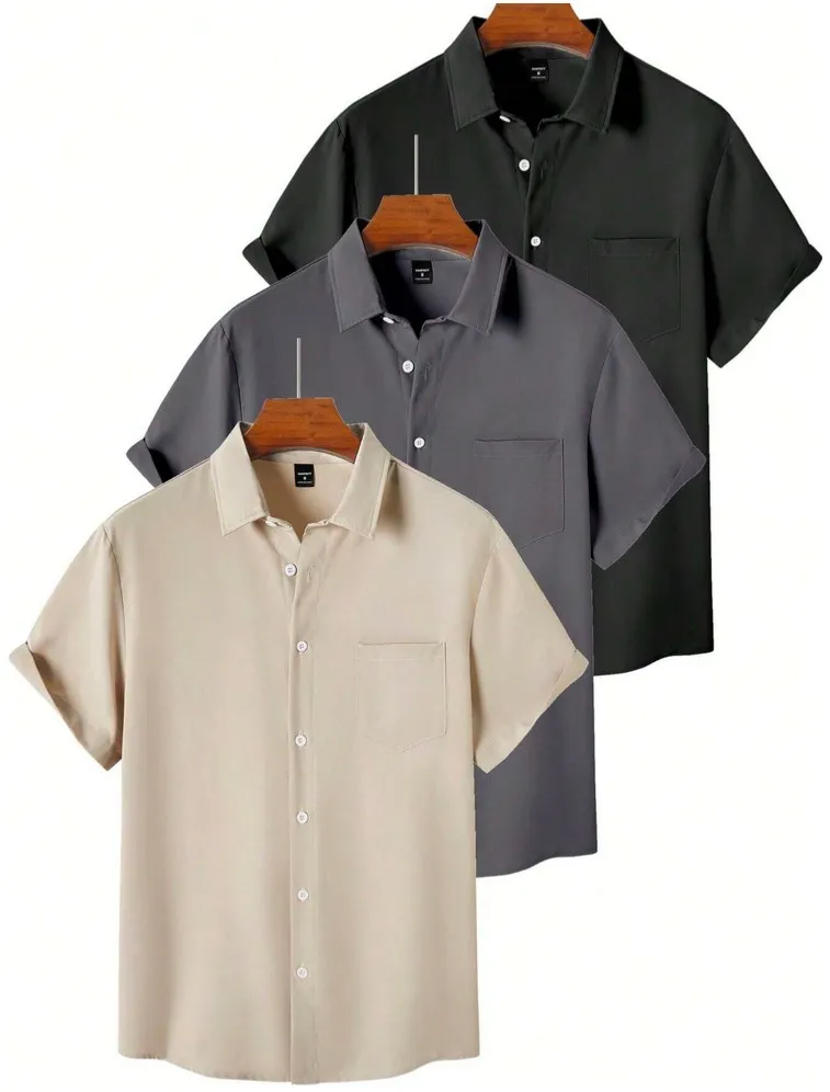Set de 3 camisas de hombre