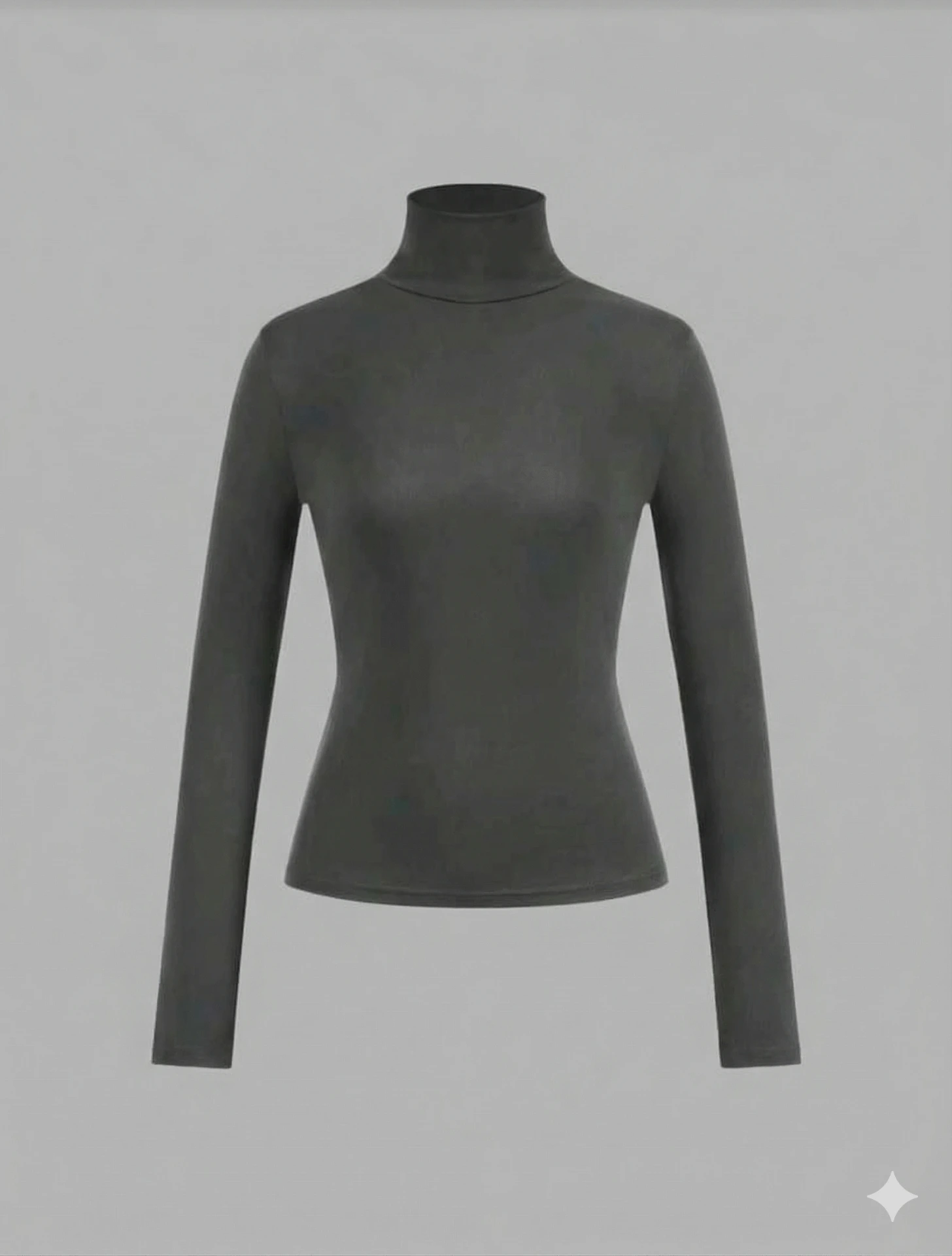 Enguatada con cuello alto liso