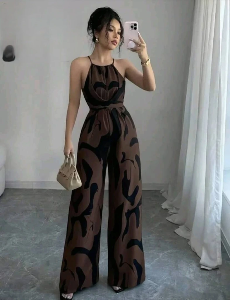 Enterizo de vestir largo de tirantes