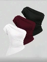 Blusa top corta de un hombro