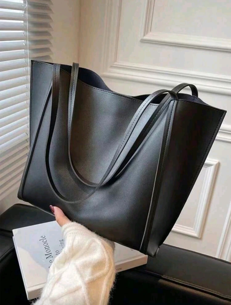 Cartera grande Negra