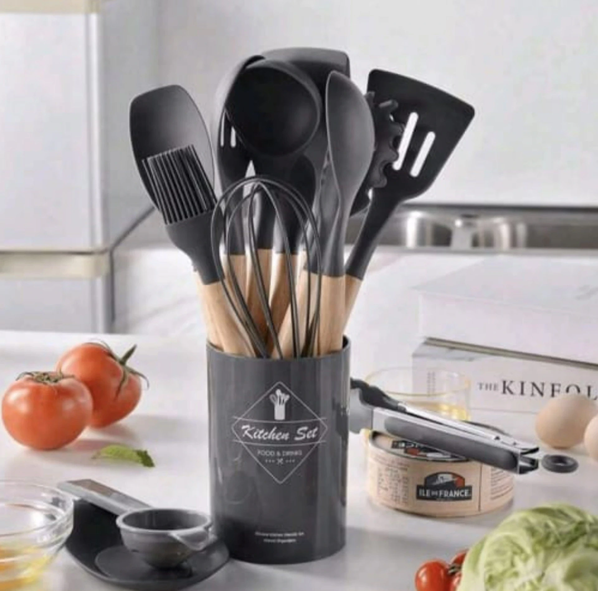 Set de utensilios de cocina de Silicona