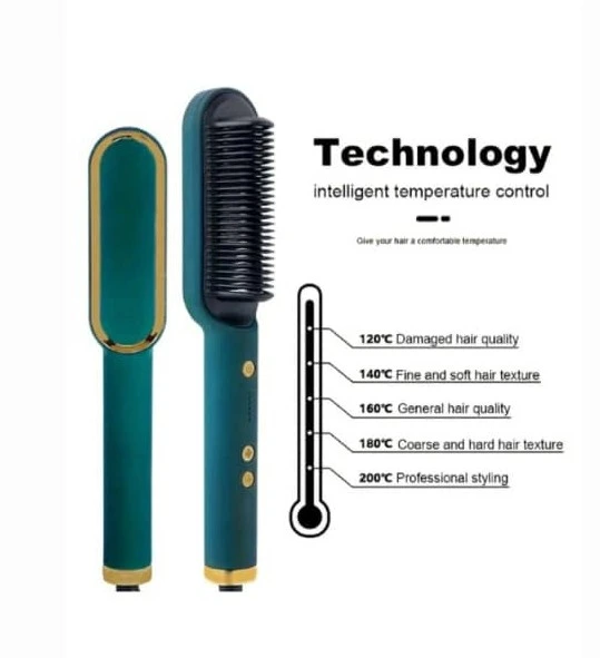 Cepillo eléctrico alisador de cabello