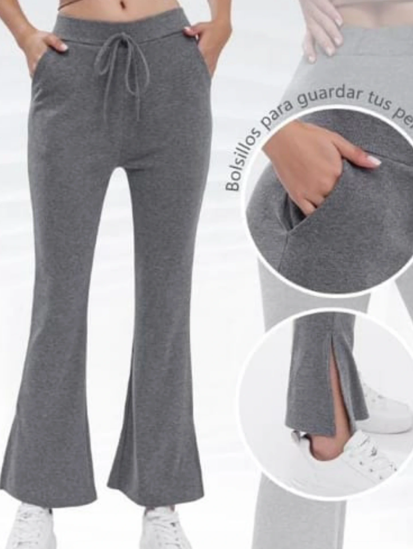 Pantaloneta estilo espagueti con bolsillos (Negro)