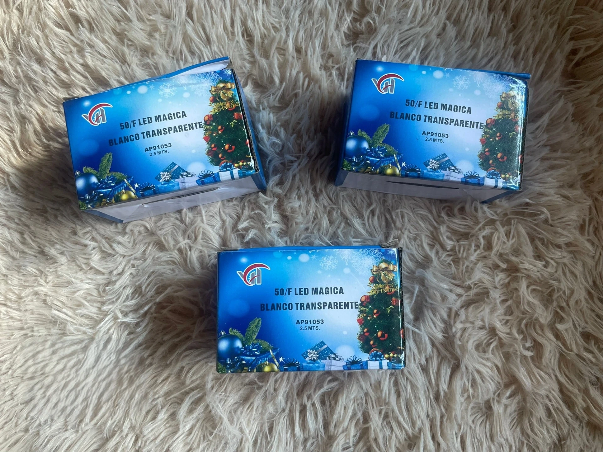 Luces navideñas Blanco Transparente