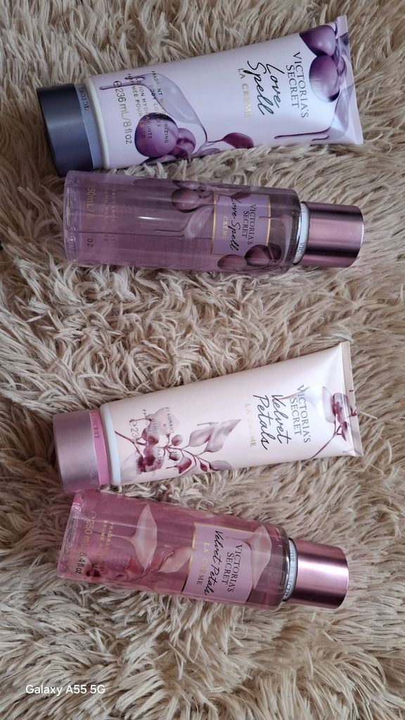 Set de colonia y crema Victoria Secret