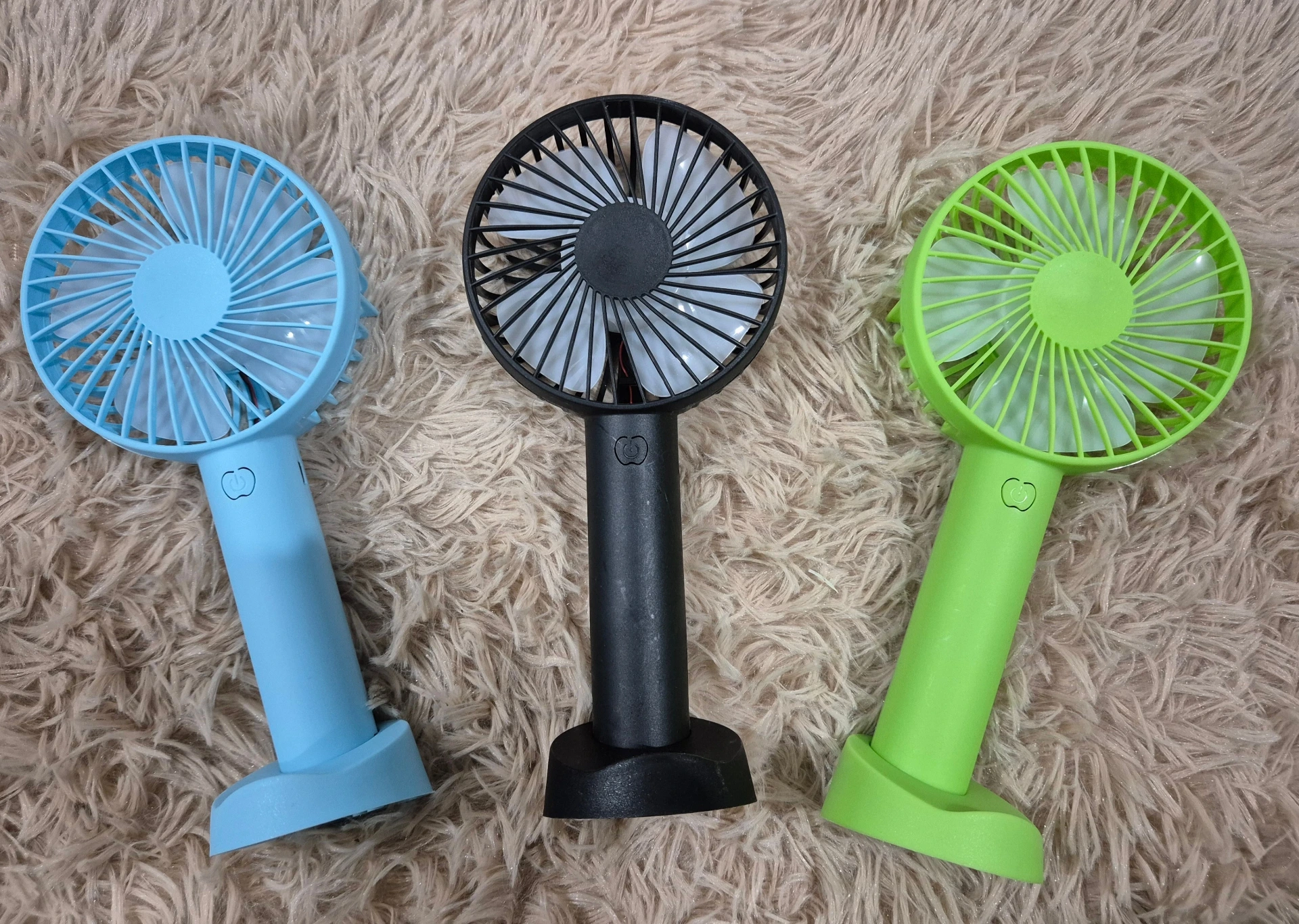 Ventilador de mano recargable (Negro)