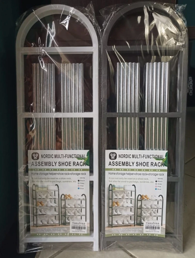 Zapatera metálica (Negro)