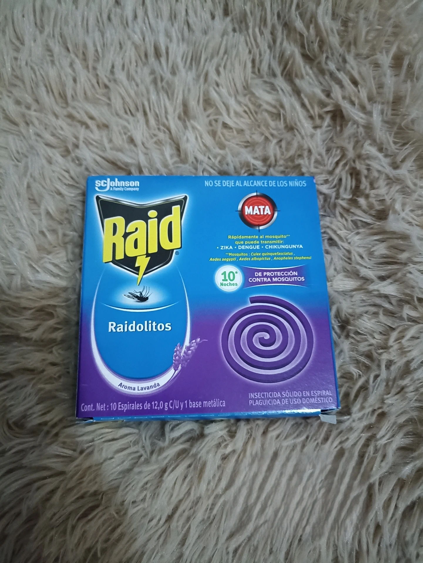 Espirales Raid contra mosquitos