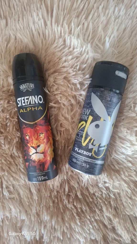 Spray corporal para hombre