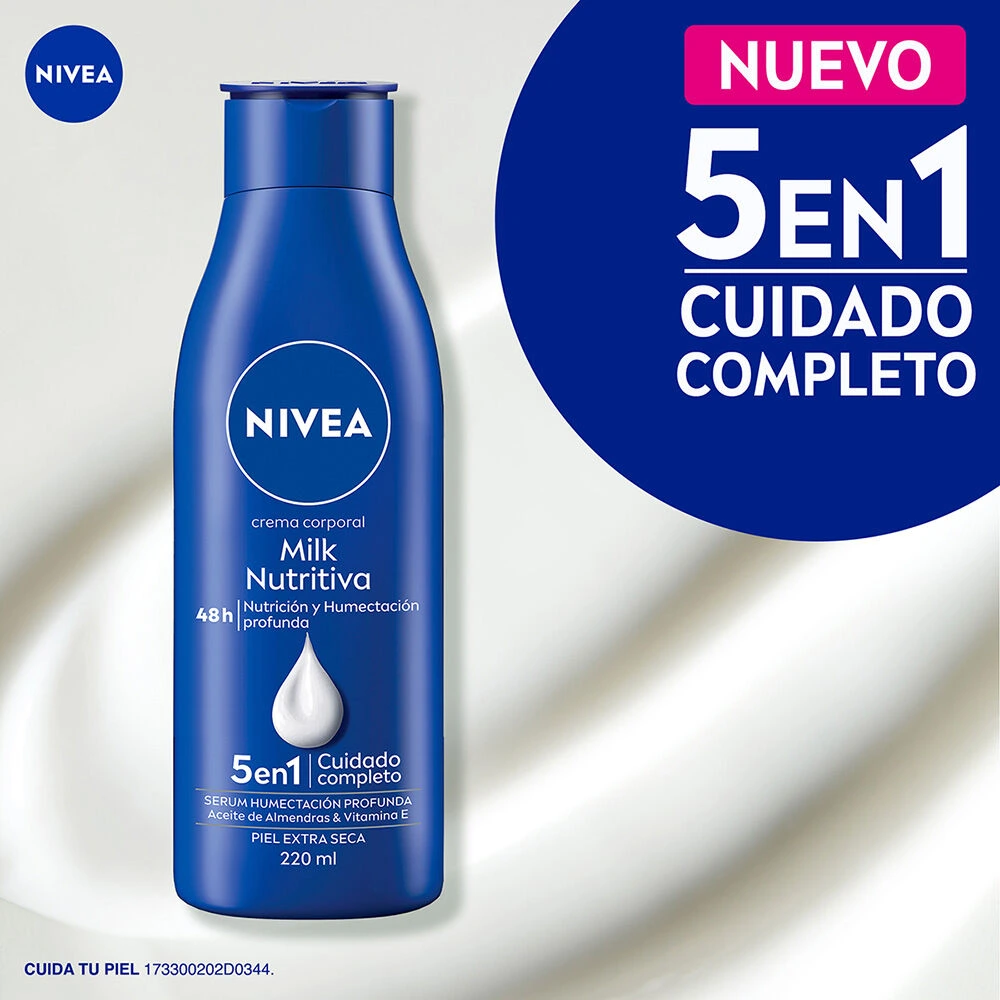 Crema corporal Nivea para piel seca