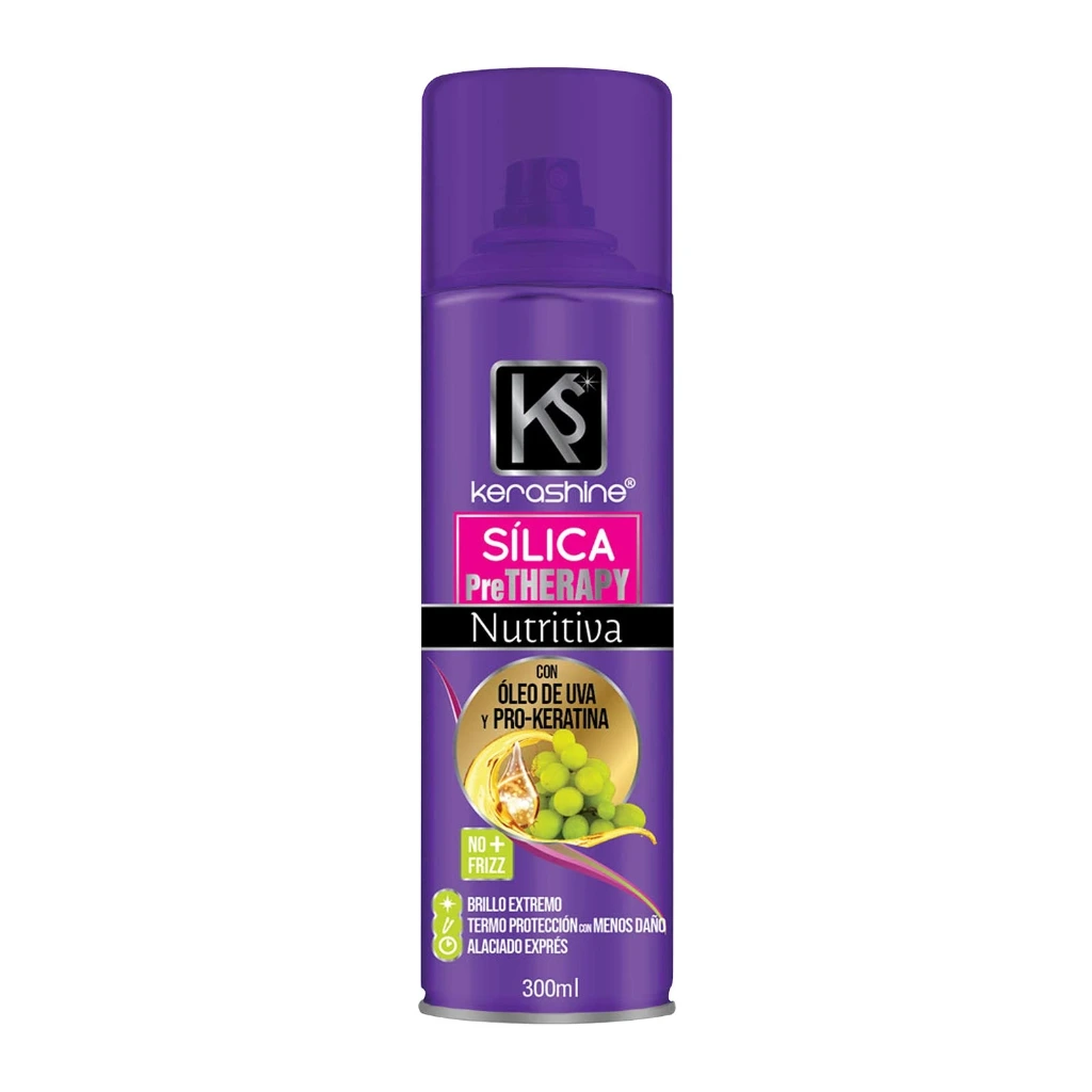 Silicona para cabello con protección térmica