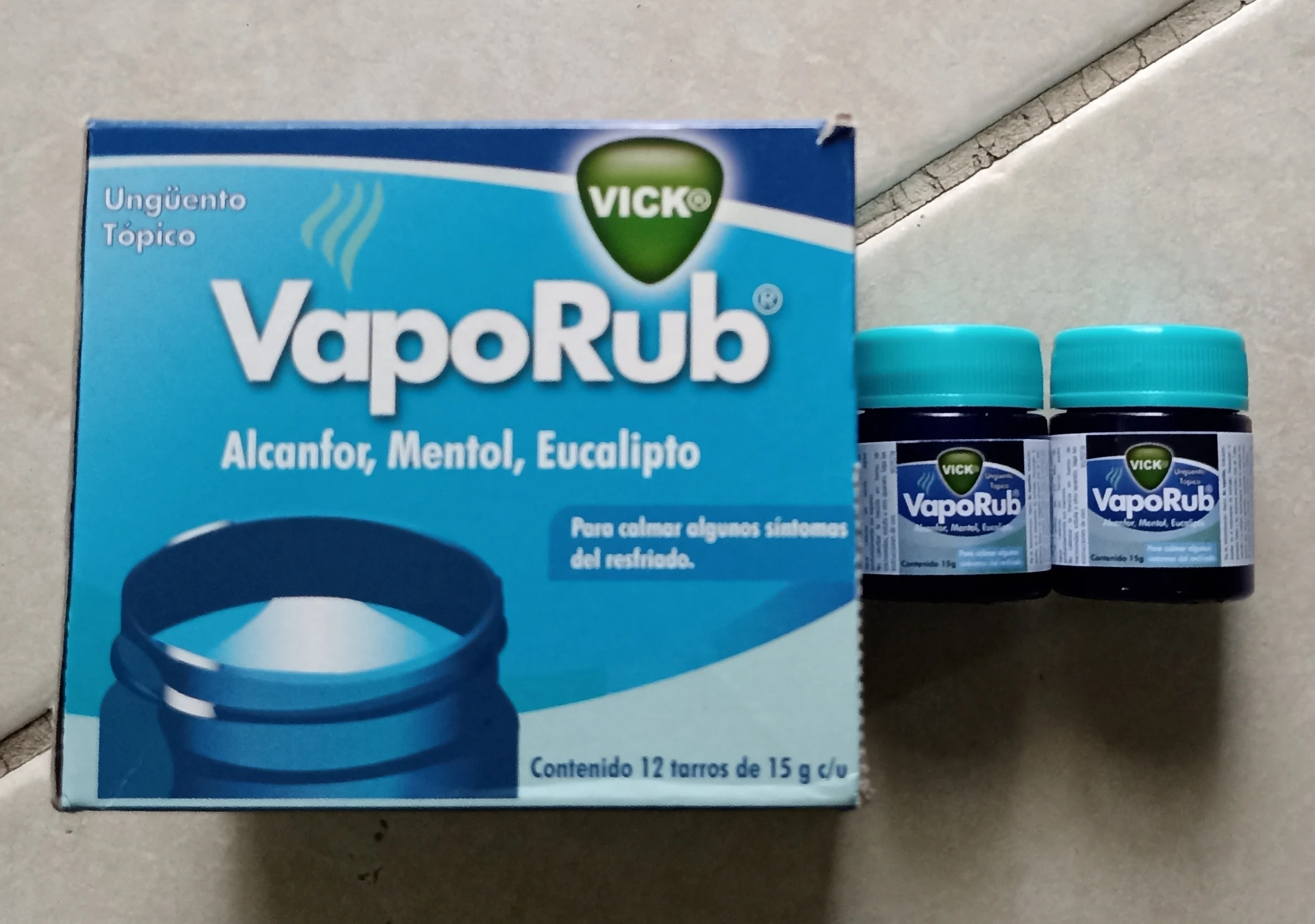 Pomada mentolada Vaporub