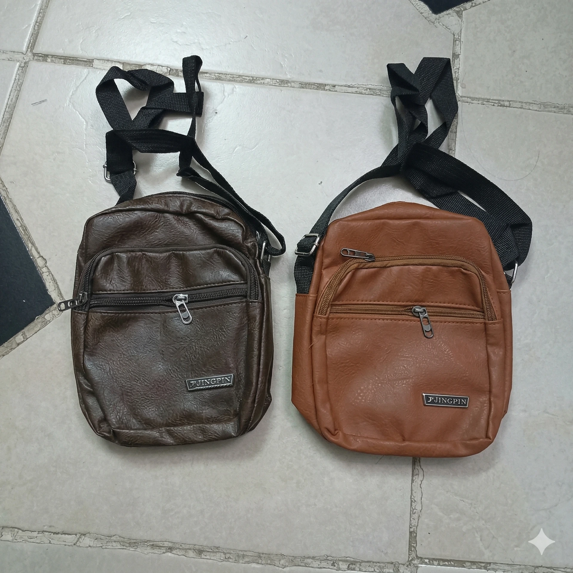 Bolso cuadrado para hombre (Negro)