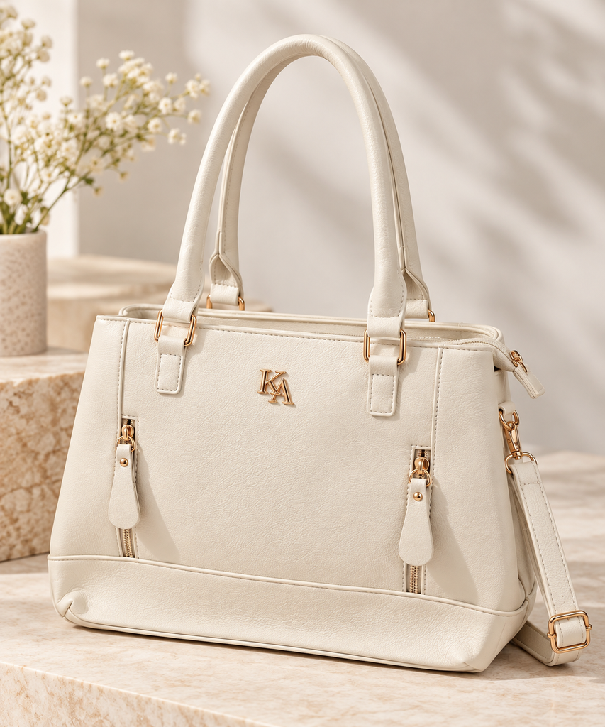 Cartera mediana Blanca