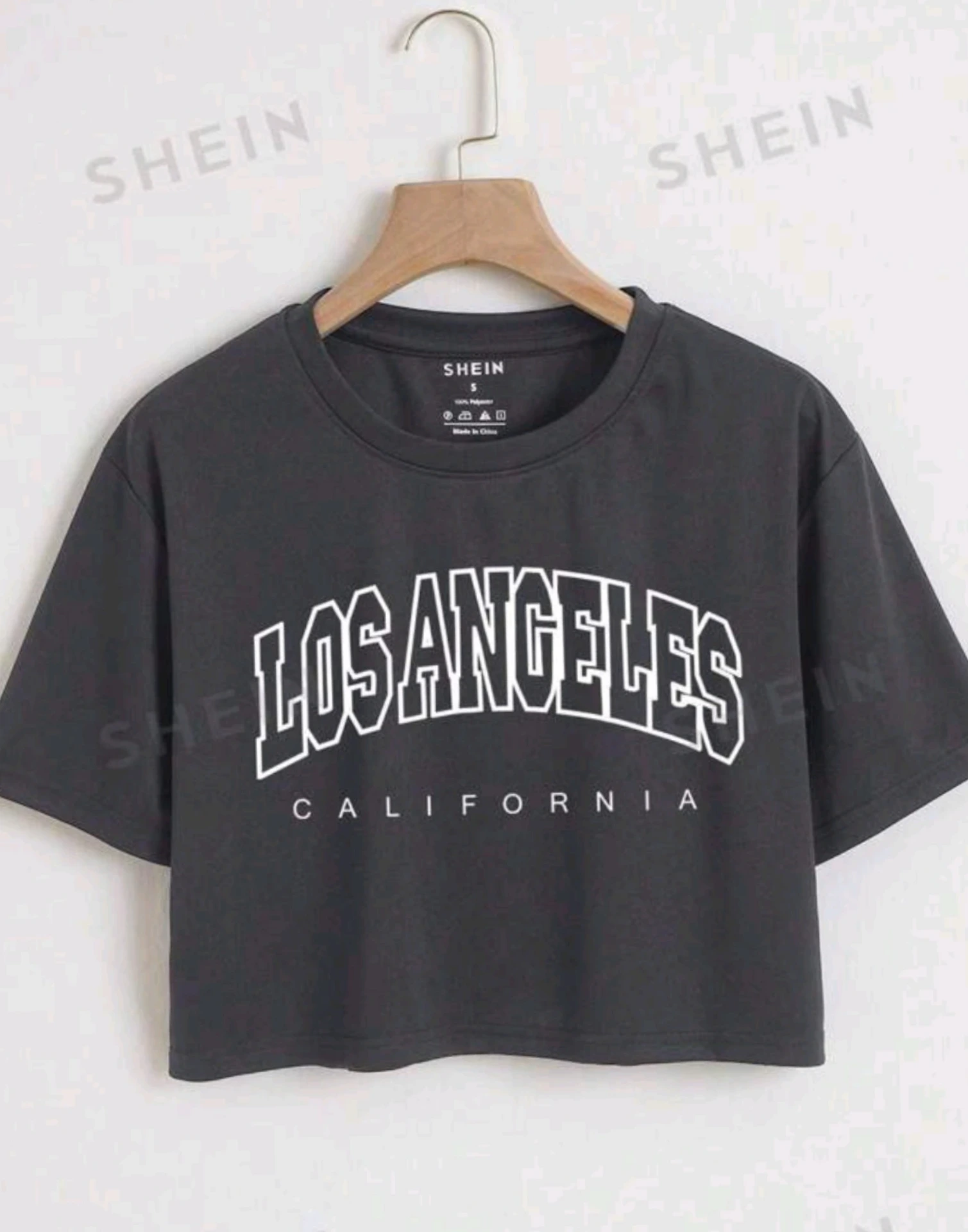 Pullover corto Los Ángeles Gris