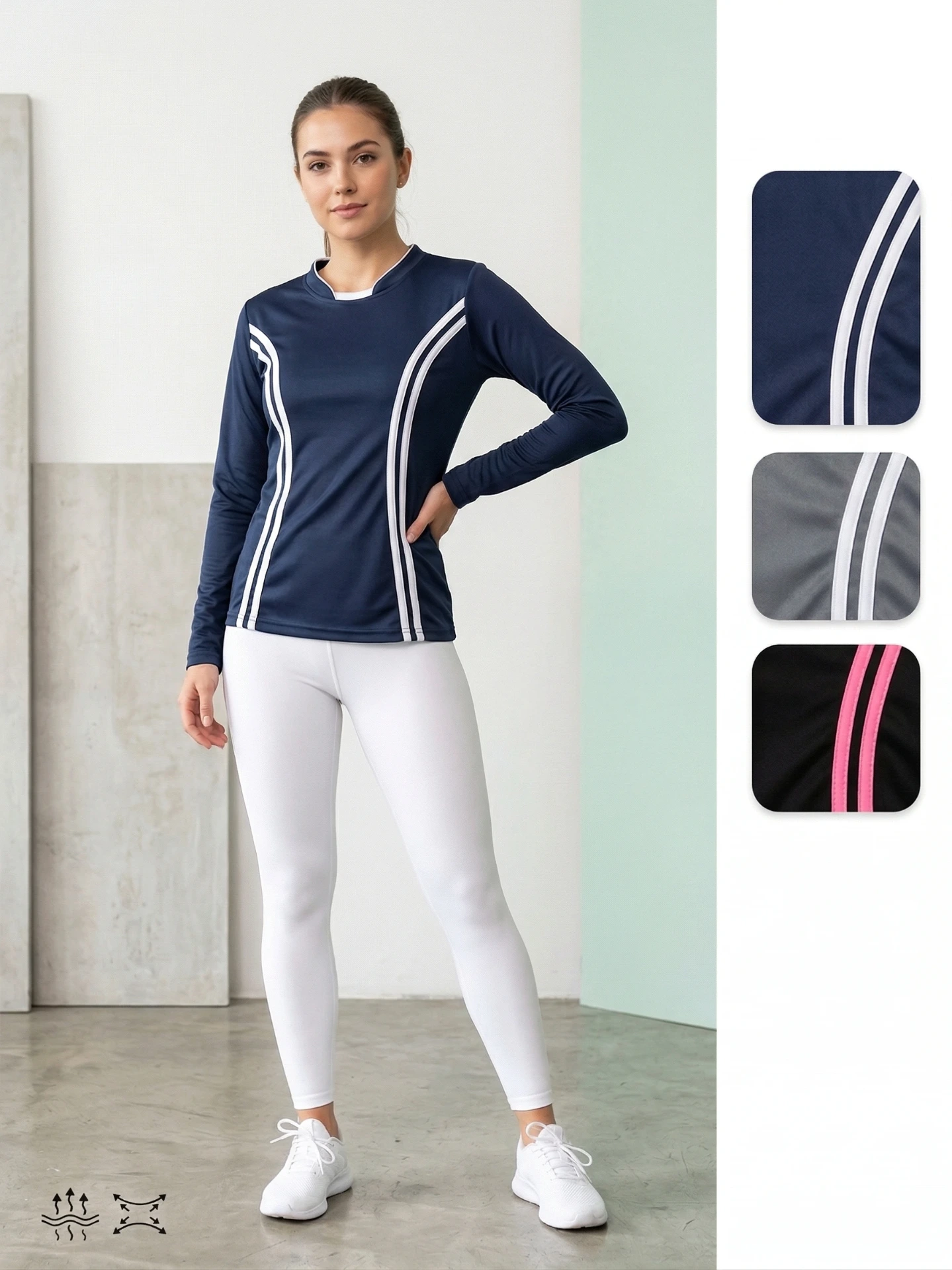 Enguatadas de mujer para el sol (Negro)