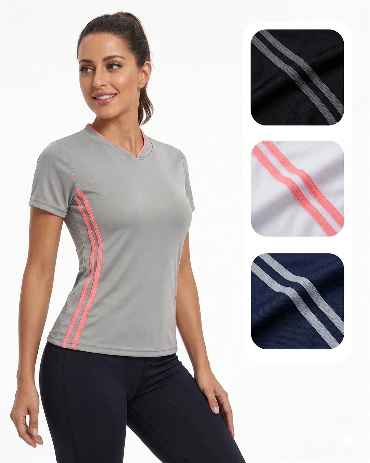 Pullover deportivo de mujer transpirable (Negro)