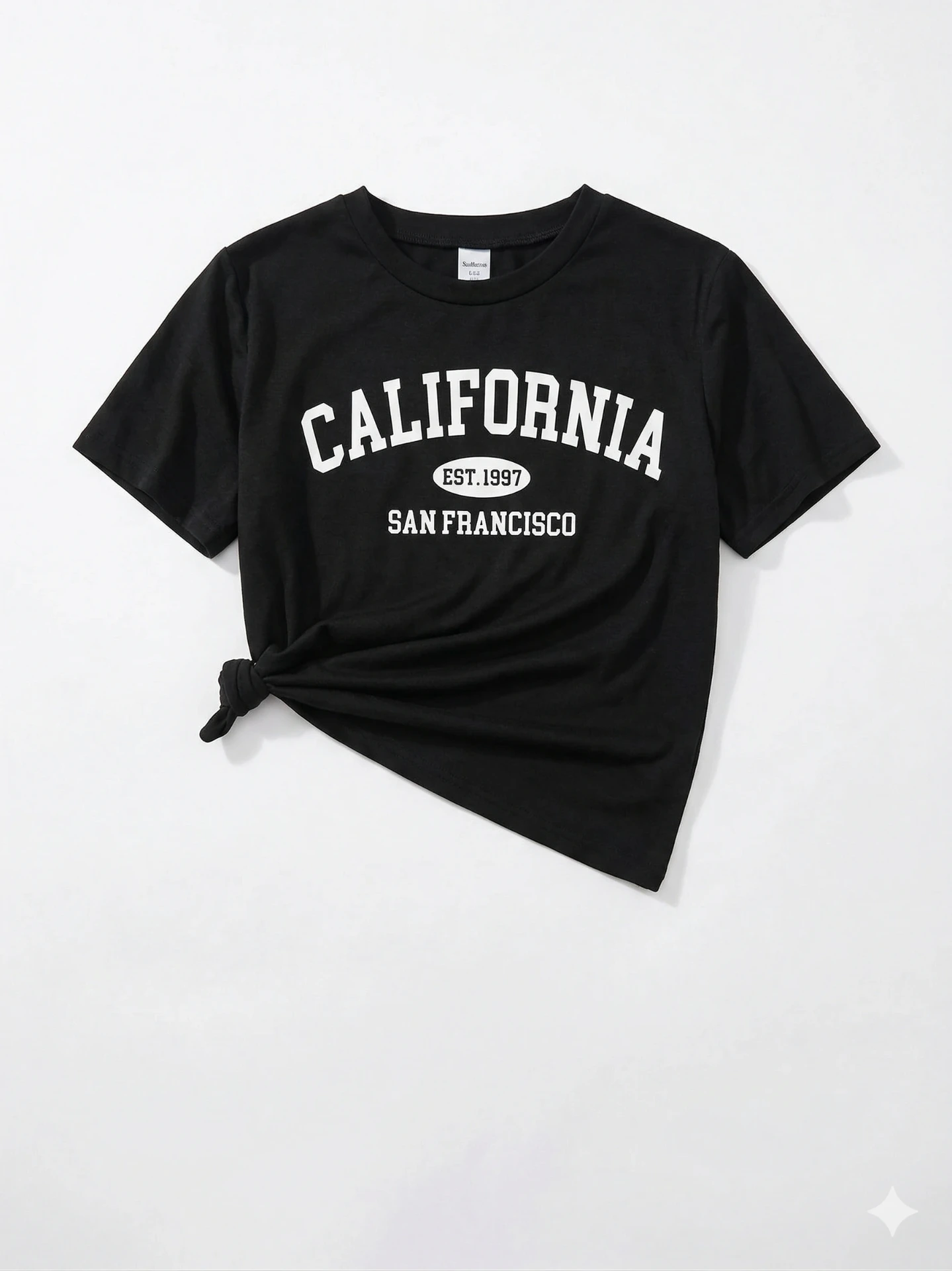 Pullover diseño California Negro
