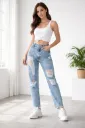 Pantalón estilo mom de mujer