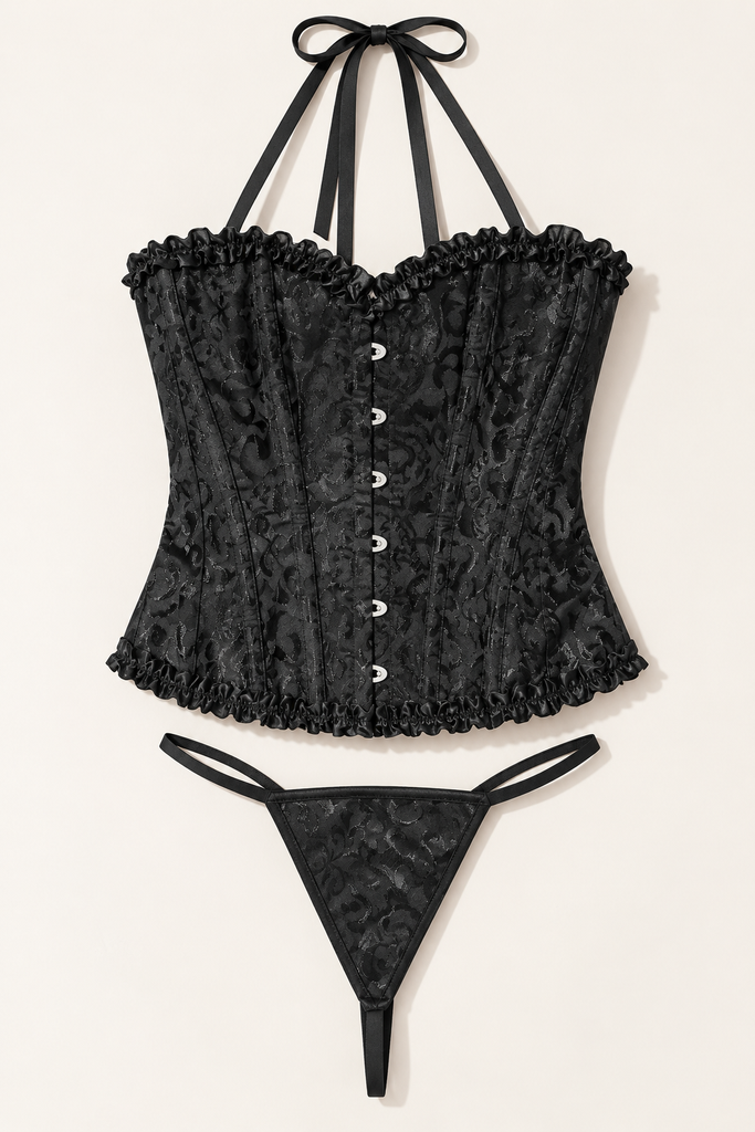 Set de corset e hilo