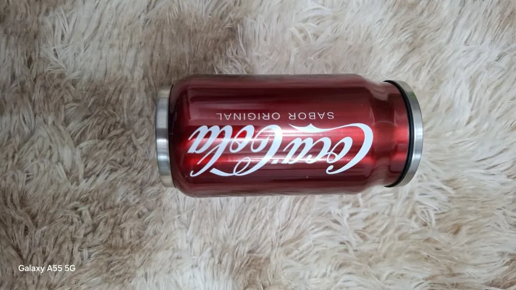 Termo estilo lata Coca Cola