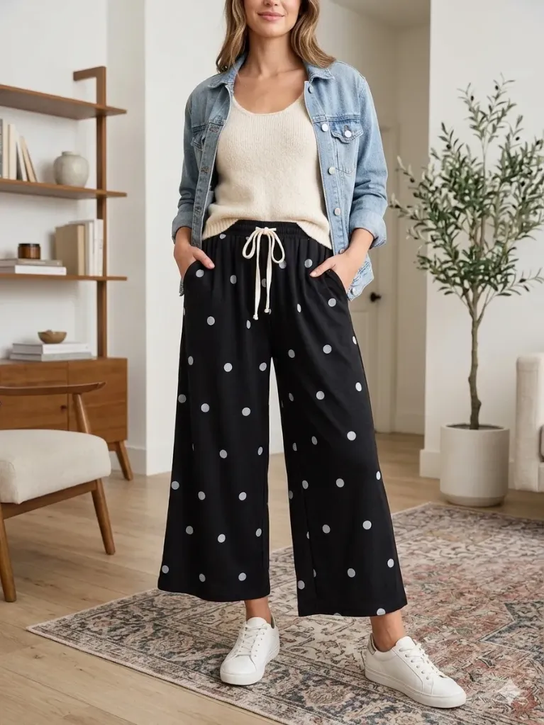 Pantaloneta con estampado de Bolas